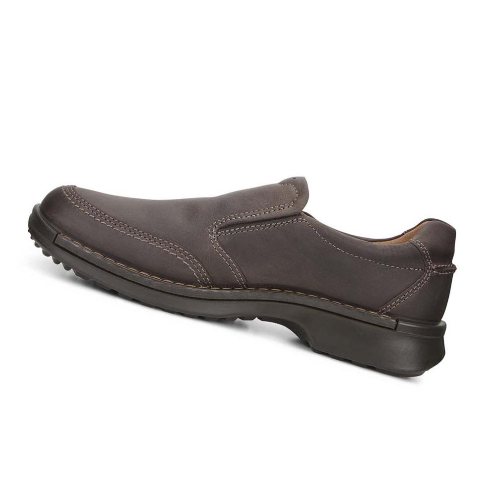 Men's Ecco Fusion Ii Slip On Casual Shoes Coffee | Canada 467FDN